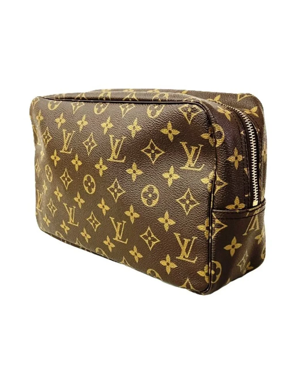 Louis Vuitton Viton Trousse Canvas Wallet 28 Monogram Clutch